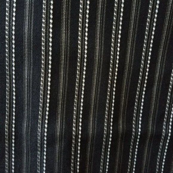 X-Large Women's Black & White Pinstripe Skirt by Mixxed 26 NWOT - Picture 2 of 8